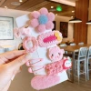 Plush children's hair clips, baby hair clips, cute furry girl, Korean princess bangs side hair clips Specification image